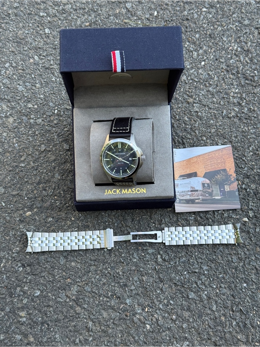 Jack Mason JM-F103  Field Watch Miyota Automatic leather/ bracelet Watch